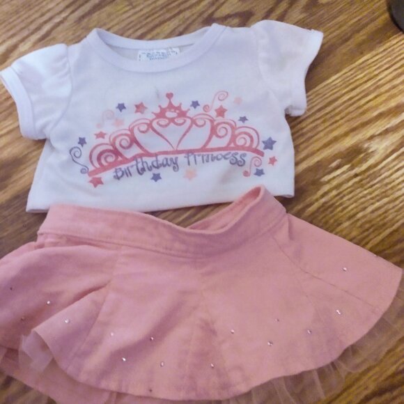 Plush Build a Bear pink plush stuffed bear - Picture 3 of 8